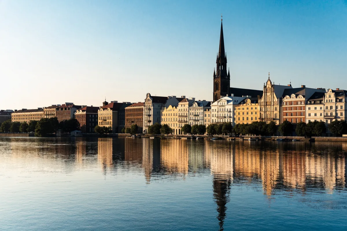 AI-generated illustration: Riga-inspired old town