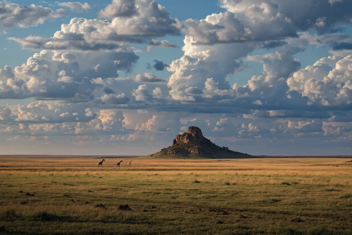 AI-generated illustration: Serengeti-inspired plains